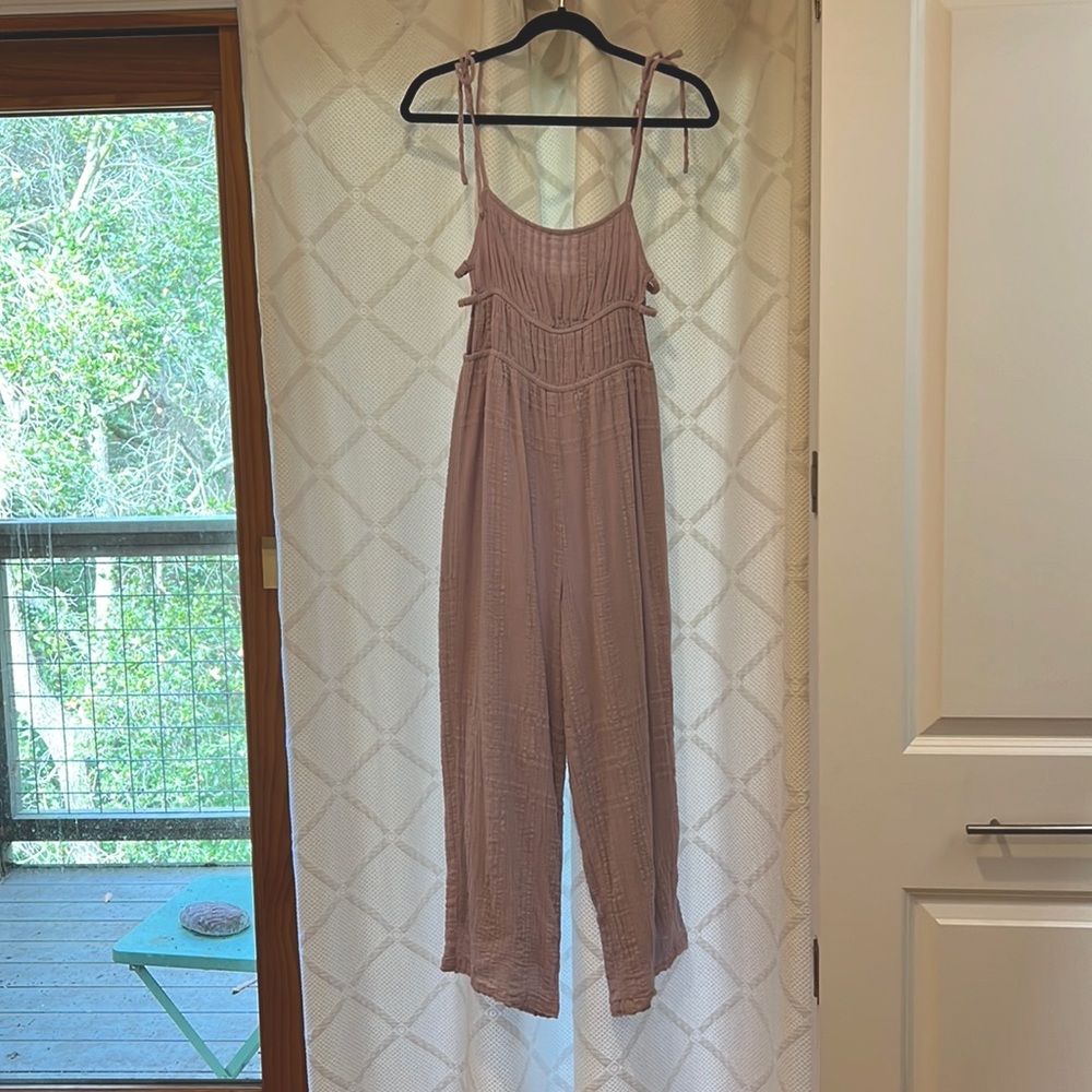 UO jumpsuit romper in light purple lavender color